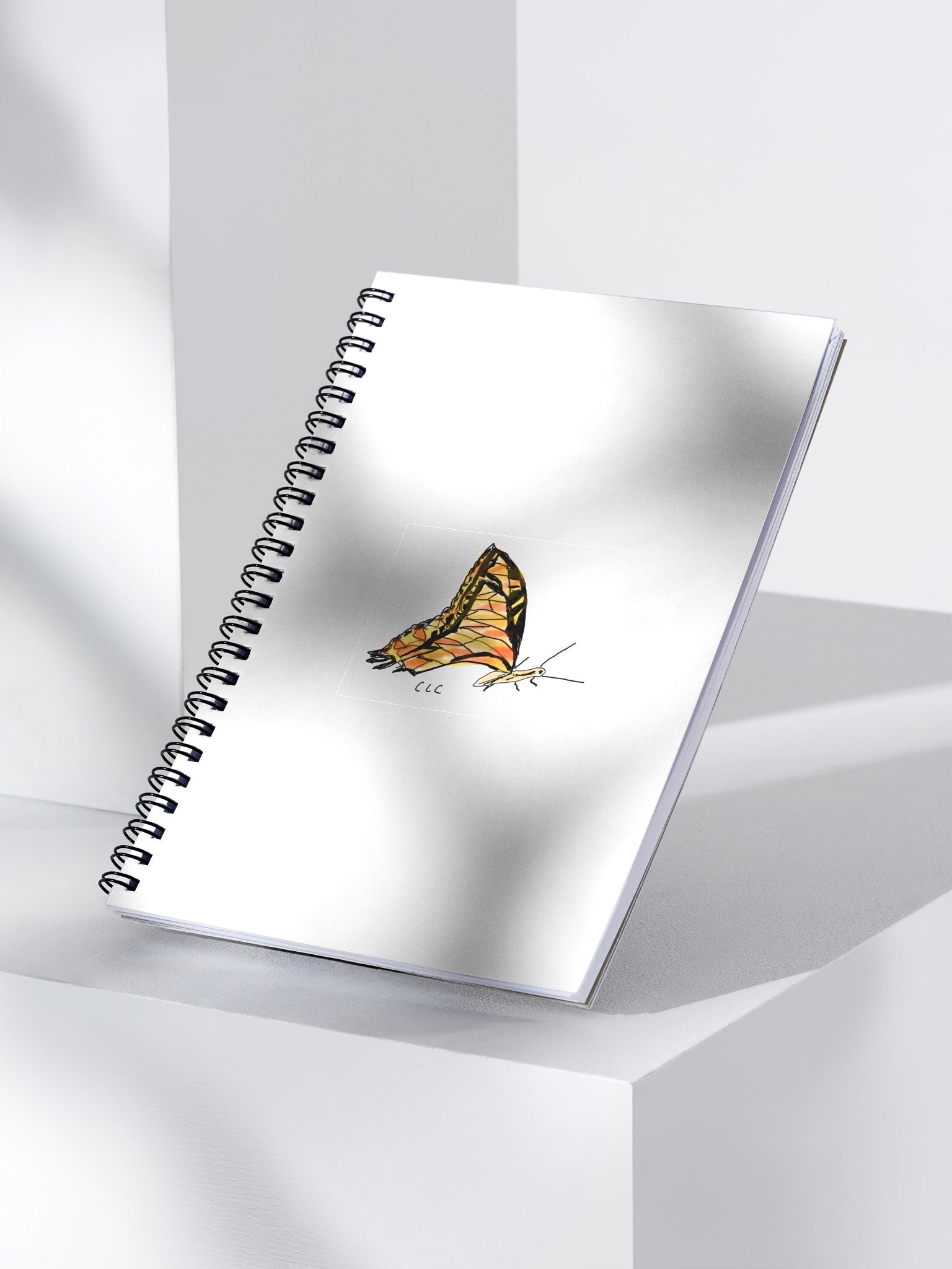 Butterfly Spiral Notebook product image (3)