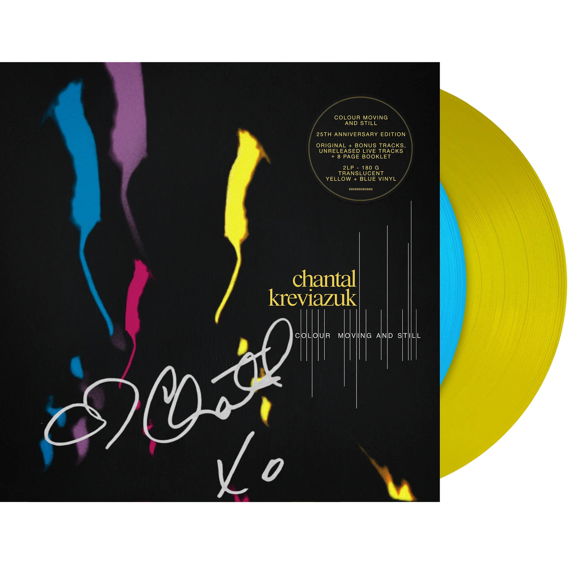 AUTOGRAPHED COLOUR MOVING AND STILL DELUXE EDITION DOUBLE LP product image (1)