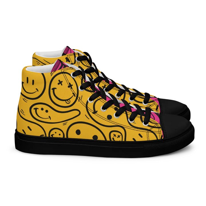 Women's High Top Canvas Shoes: 