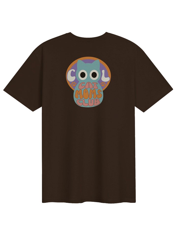 Cool Cat Moms Club 2 (Left Chest and Back Prints) - Unisex Adult Super Soft Lightweight T-shirt product image (10)