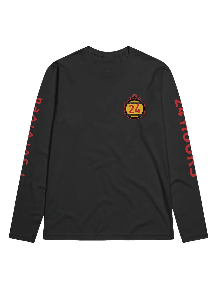 i survived 24 HOURS Fitted Long Sleeve Crew product image (5)
