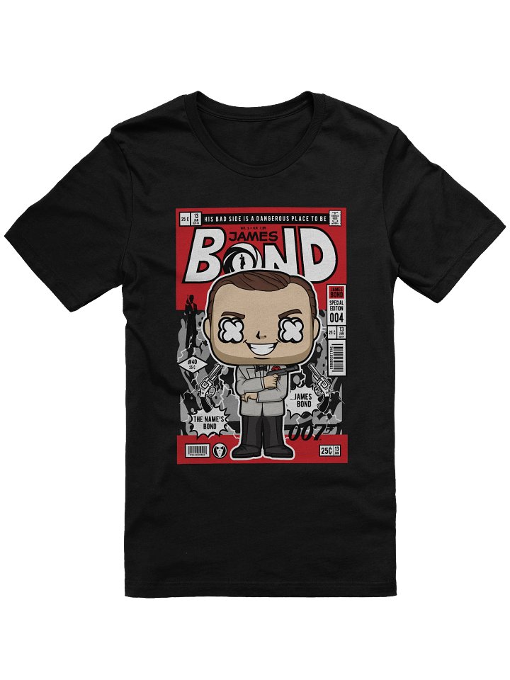 007 Comic Style Bond T-Shirt product image (1)