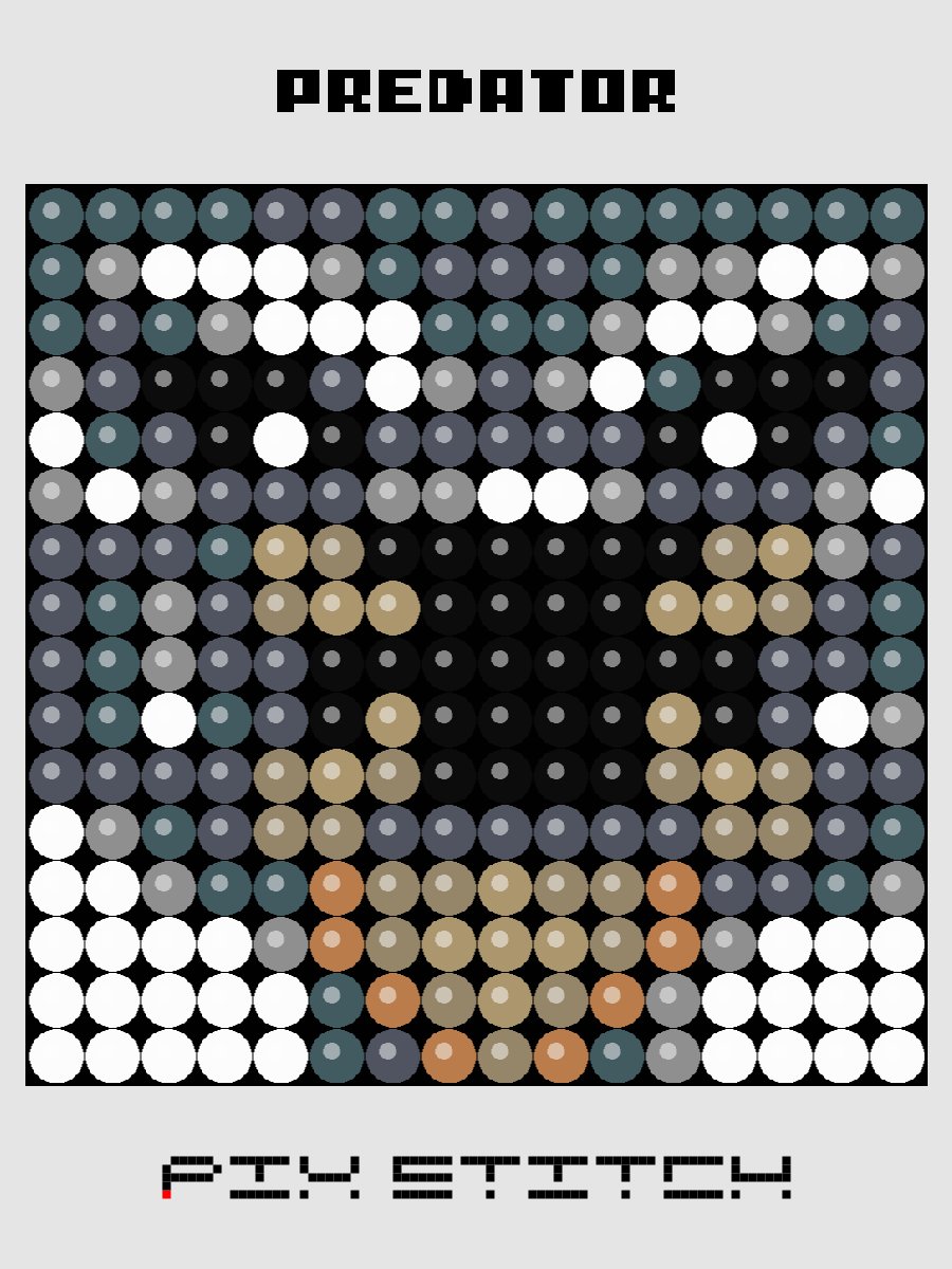 Predator Pixel Art product image (1)