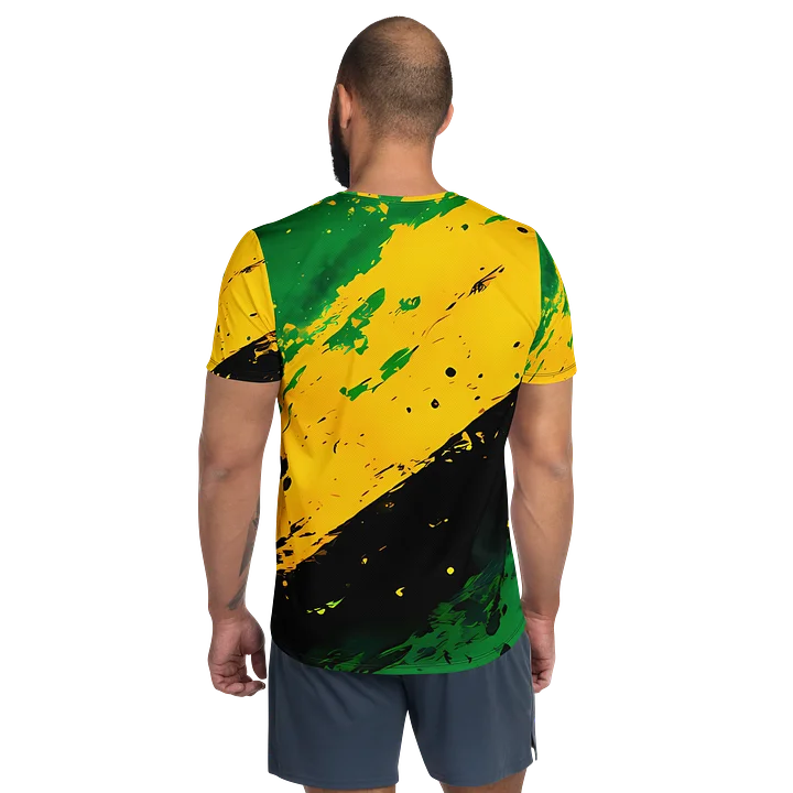 Vintage Jamaica Sport Print - CaribbeanApples | Athletic T-Shirt product image (2)