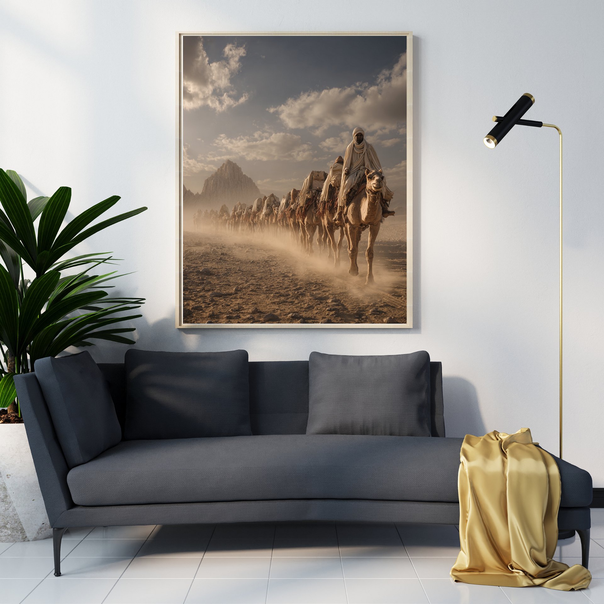 Abraham, Father of nations Art – Desert Journey Biblical Artwork product image (1)