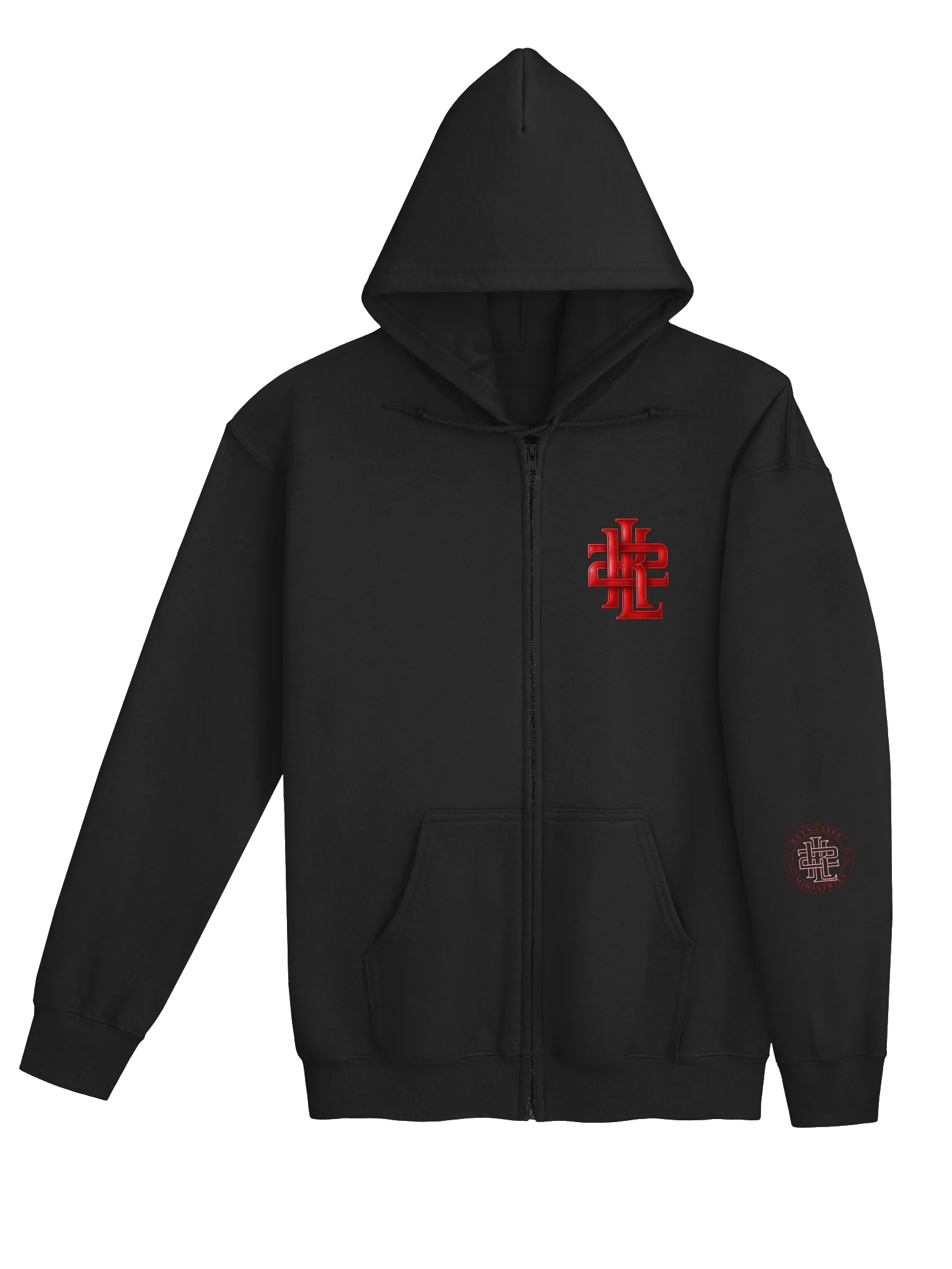 Red Monogram Zip Hoodie product image (20)