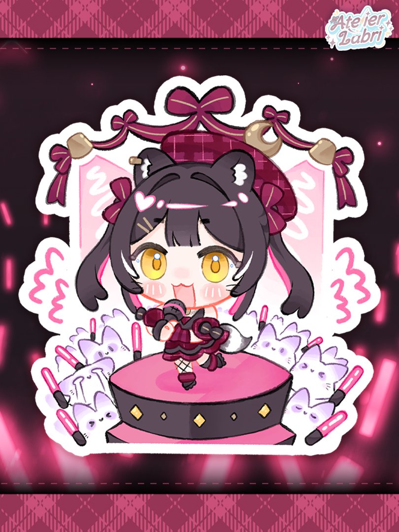 Raki Kazuki Shining Idol Die Cut Sticker A product image (1)