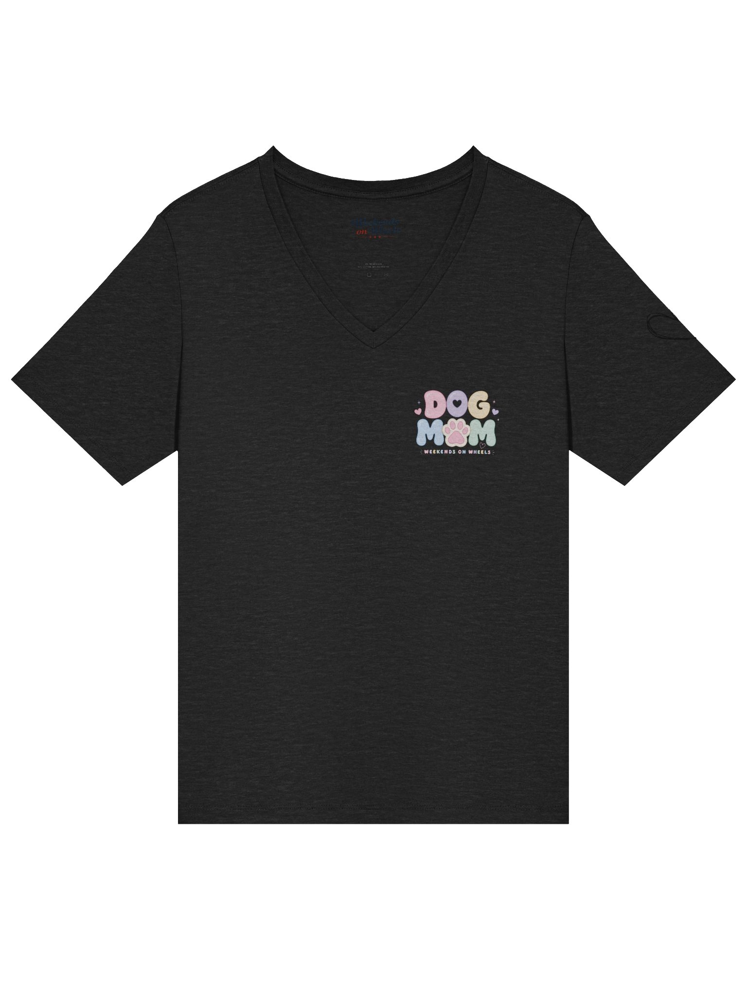 Coffee, Campfires & Dog Mom Things V-Neck Tee 🐾☕🏕️ product image (1)