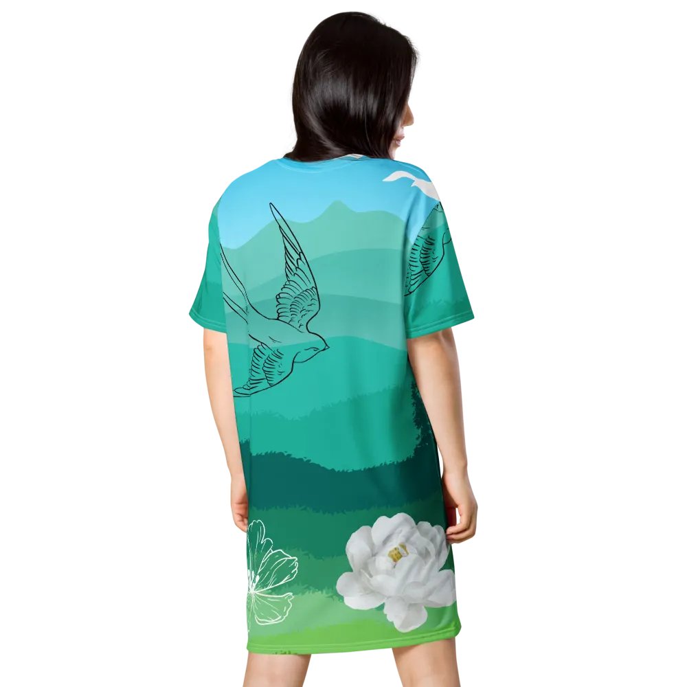 Bird in Flight Floral Horizon product image (11)