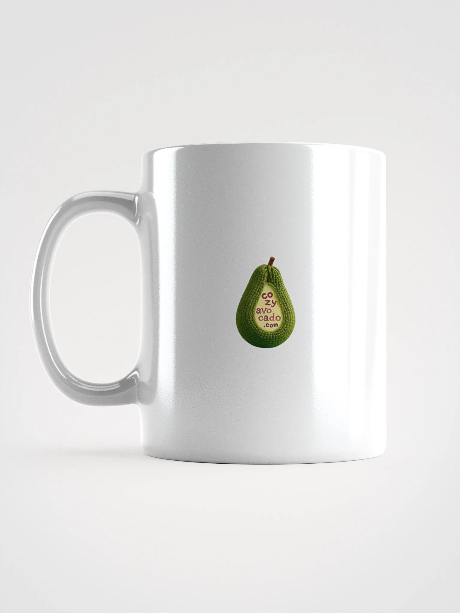 CozyAvocado White Glossy Mug Zucchini #1 product image (6)