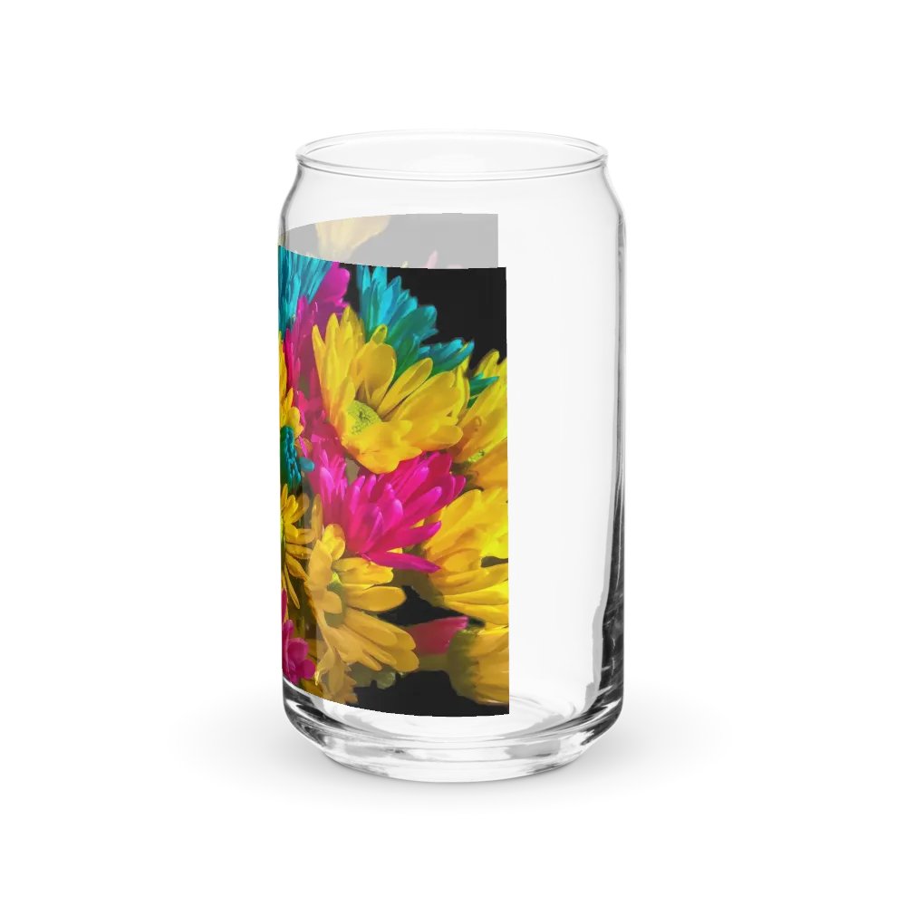 Bright Daisy Bouquet Can Shaped Glass product image (39)