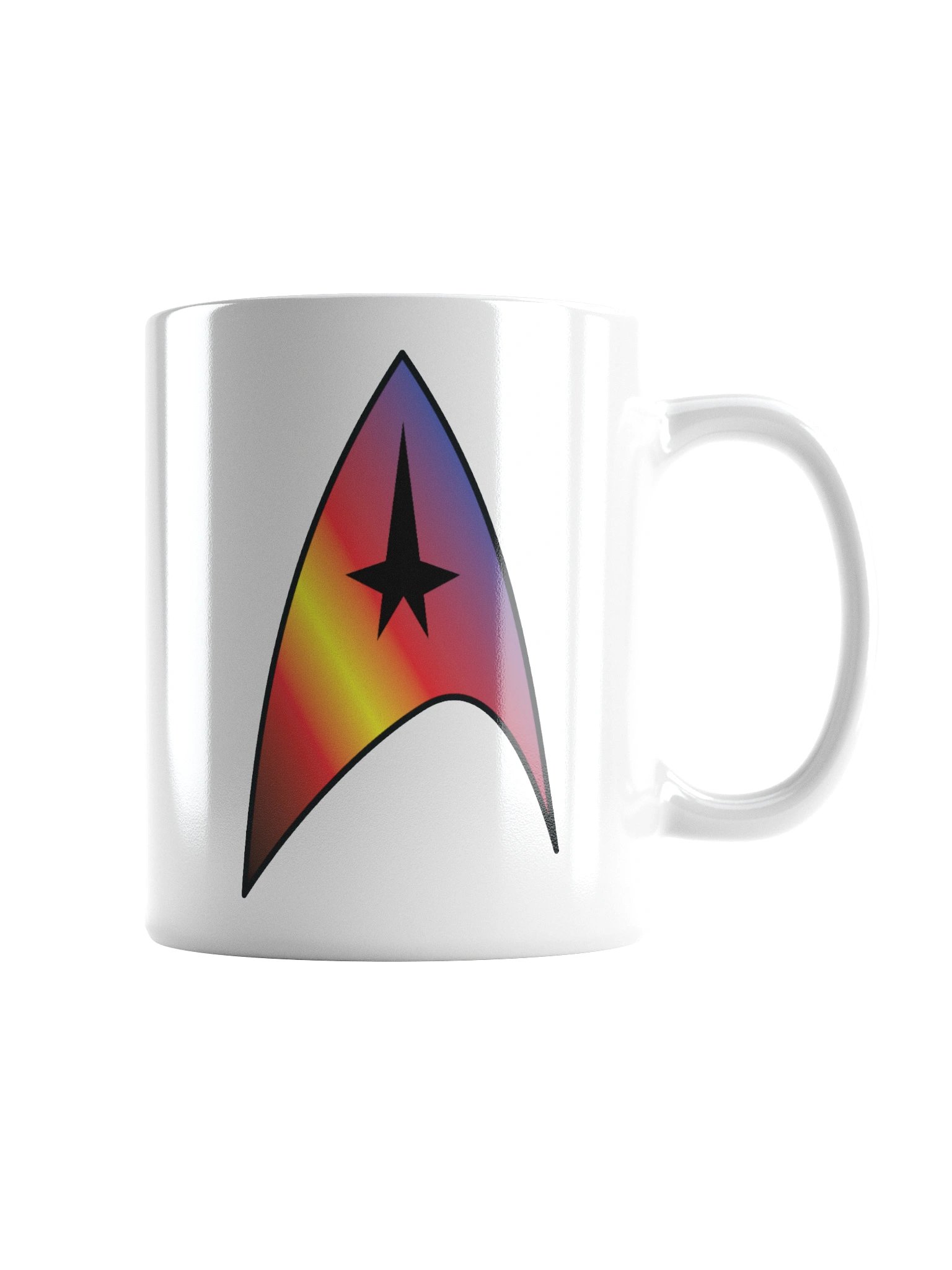 Polyamory Pride Gradient Starfleet Mug product image (1)