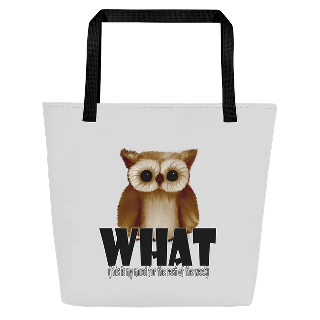 Large Tote Bag w/ Pocket - view all designs
