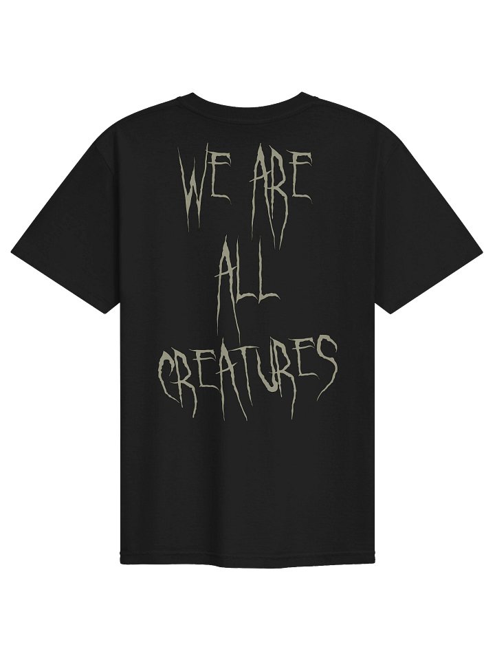 WE ARE ALL CREATURES SPOOKY TEE product image (2)