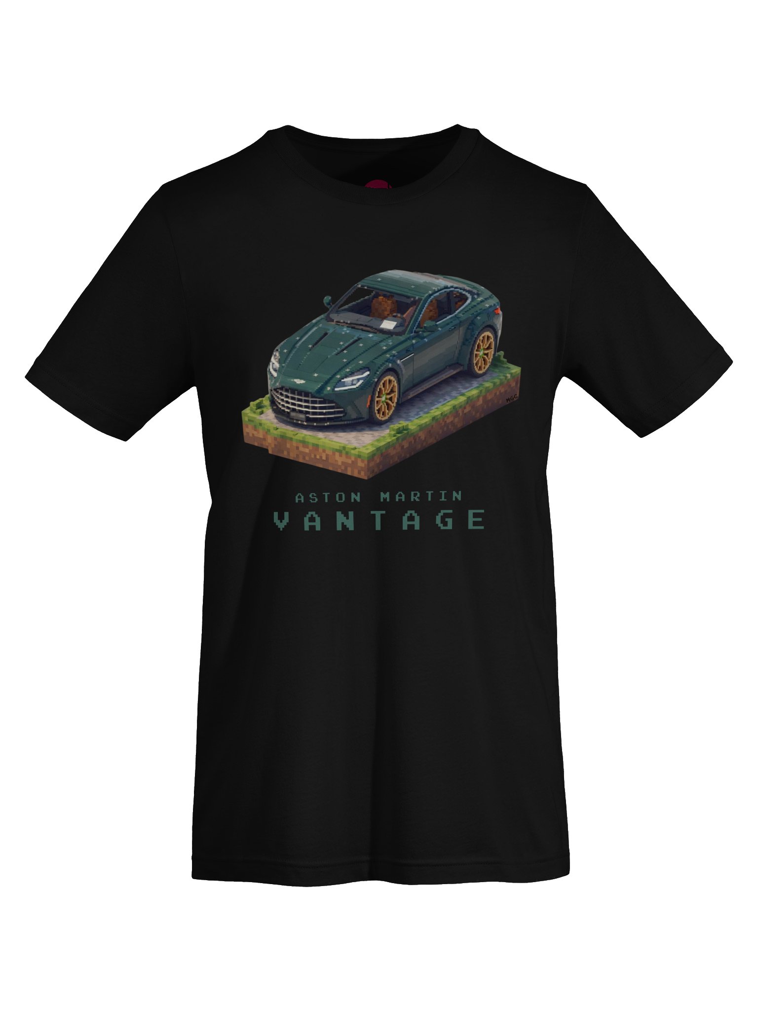 Green Aston Martin Vantage Shirt (Pixel, Retro, Minecraft) product image (56)