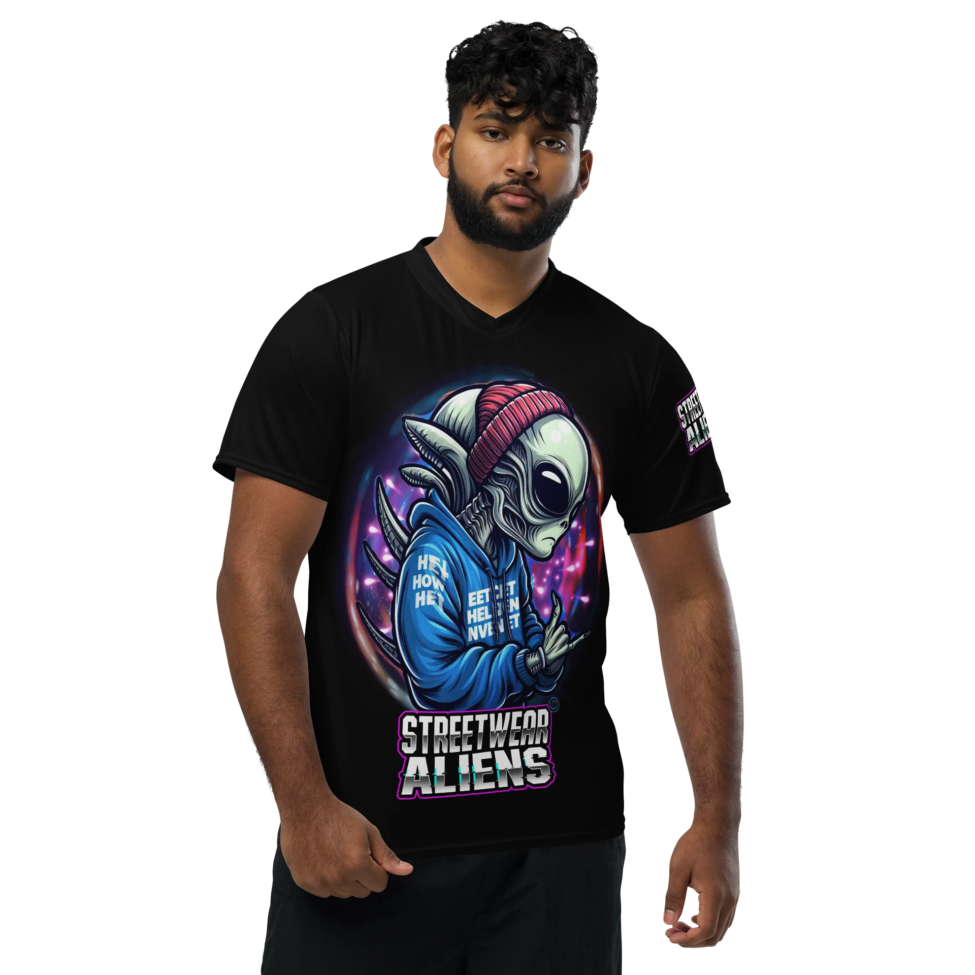 LIMITED EDITION - CNX Core All-over print Unisex Tee — Streetwear Aliens 002 product image (3)