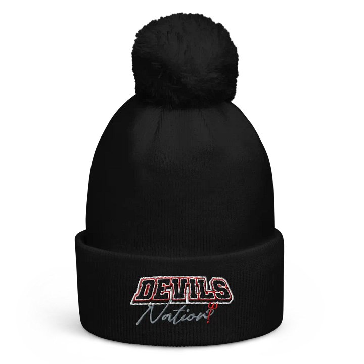 Devil's Nation Varsity - Beechfield Pom-Pom Beanie product image (1)