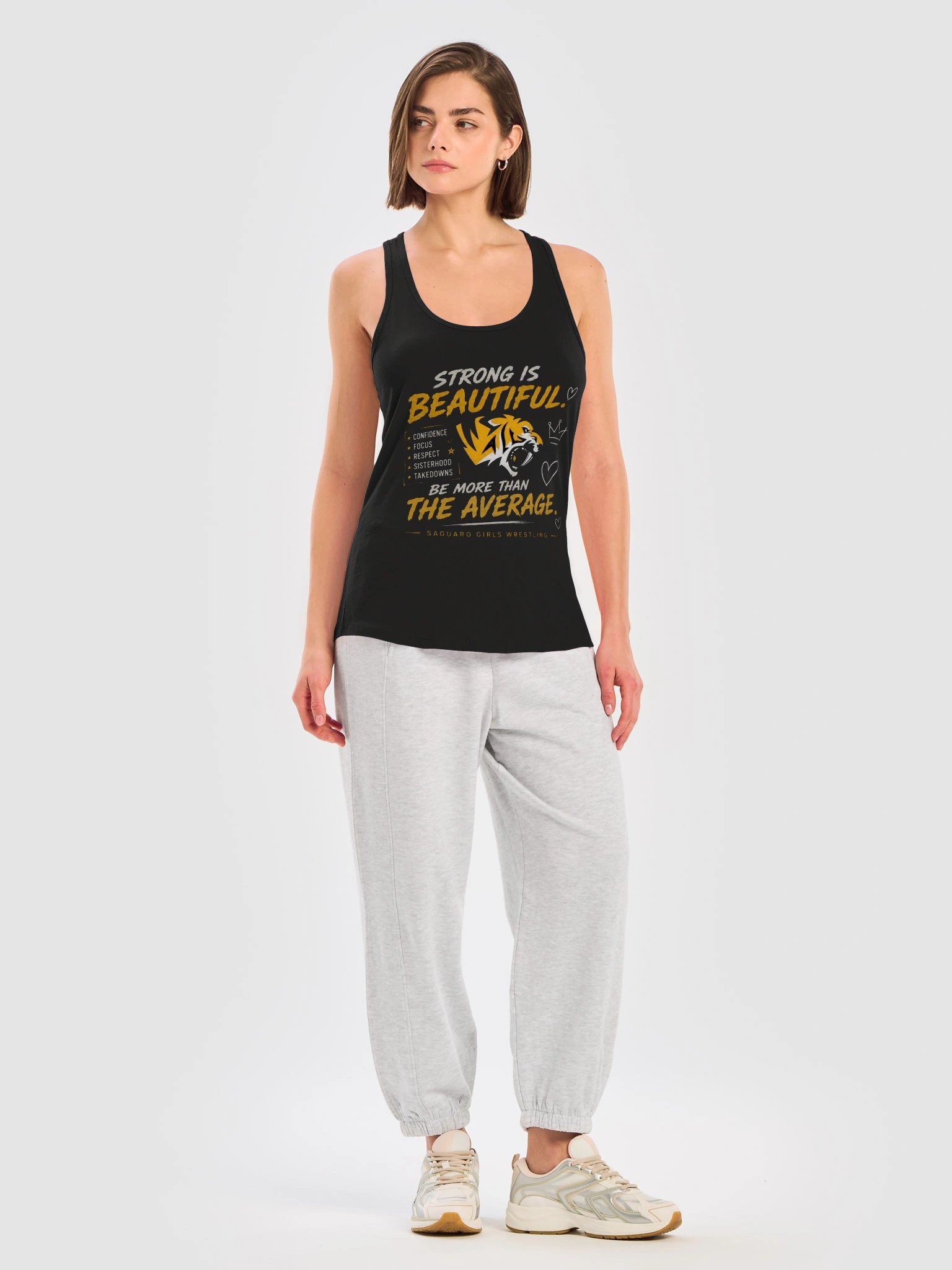 Saguaro Girls Wrestling Strong Is Beautiful Tank product image (5)