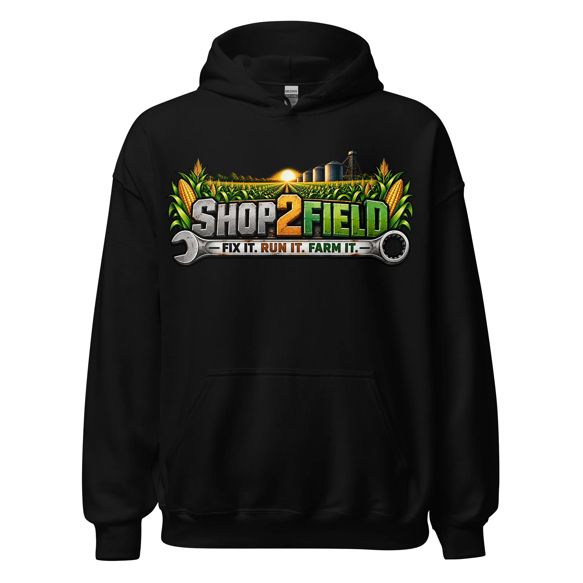 S2F Gildan classic Front Logo Hoodie product image (1)