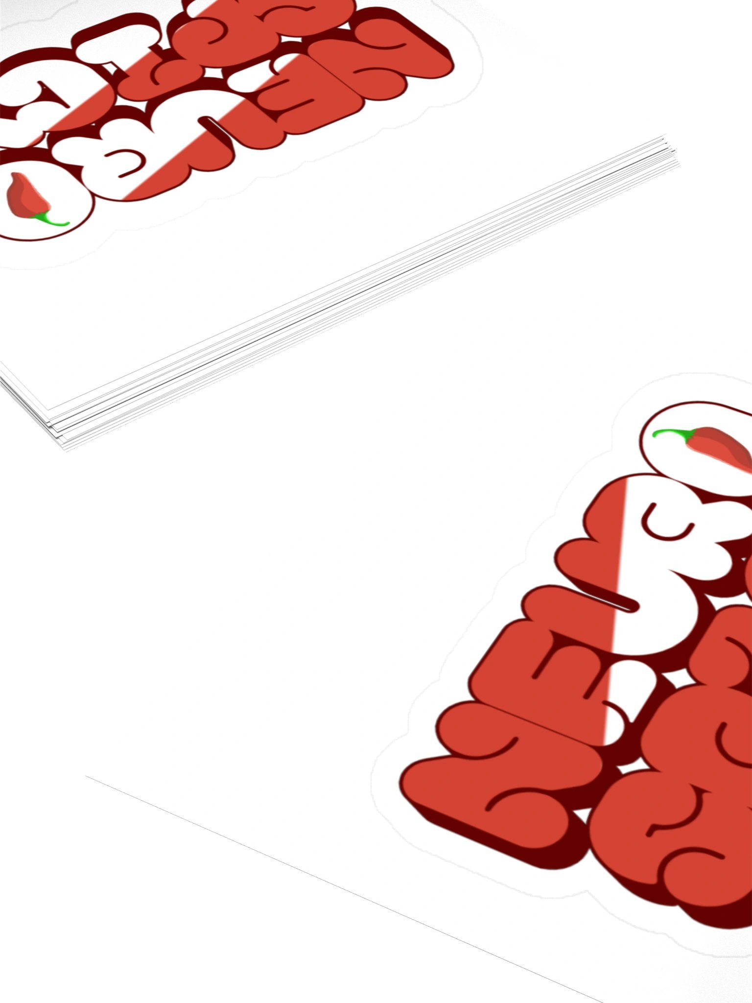 Neuro Spicy Bubble Letters Sticker product image (7)
