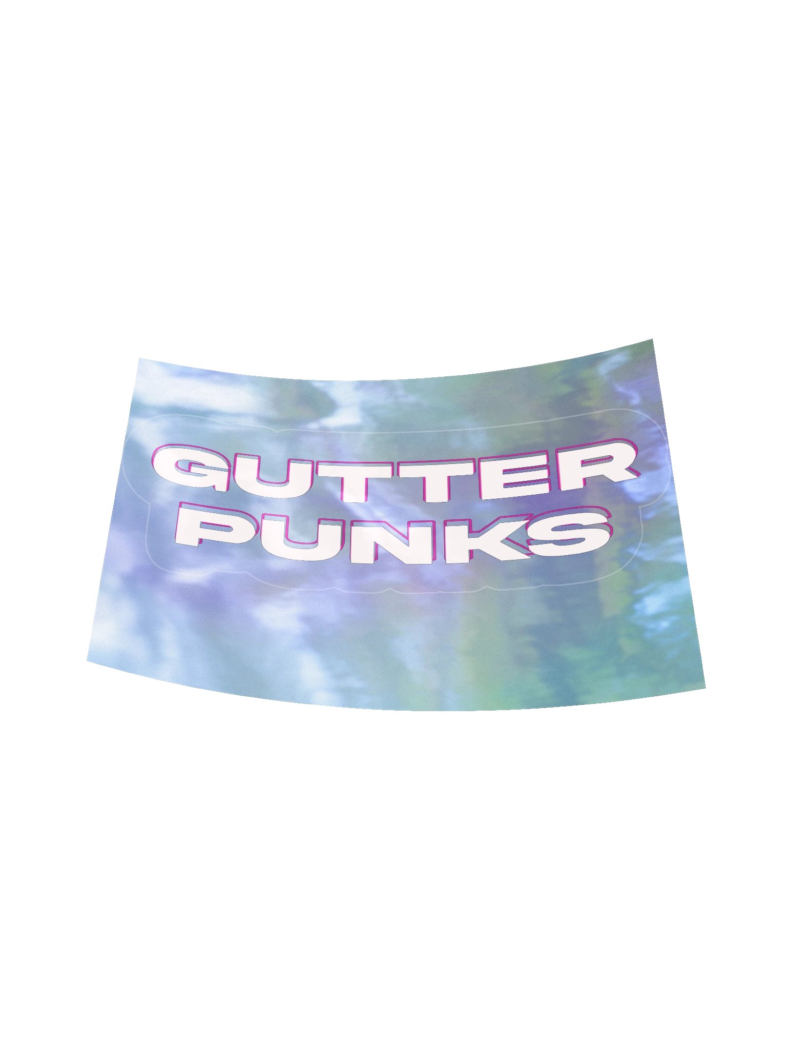Gutter Punk Chrome Stickers product image (18)