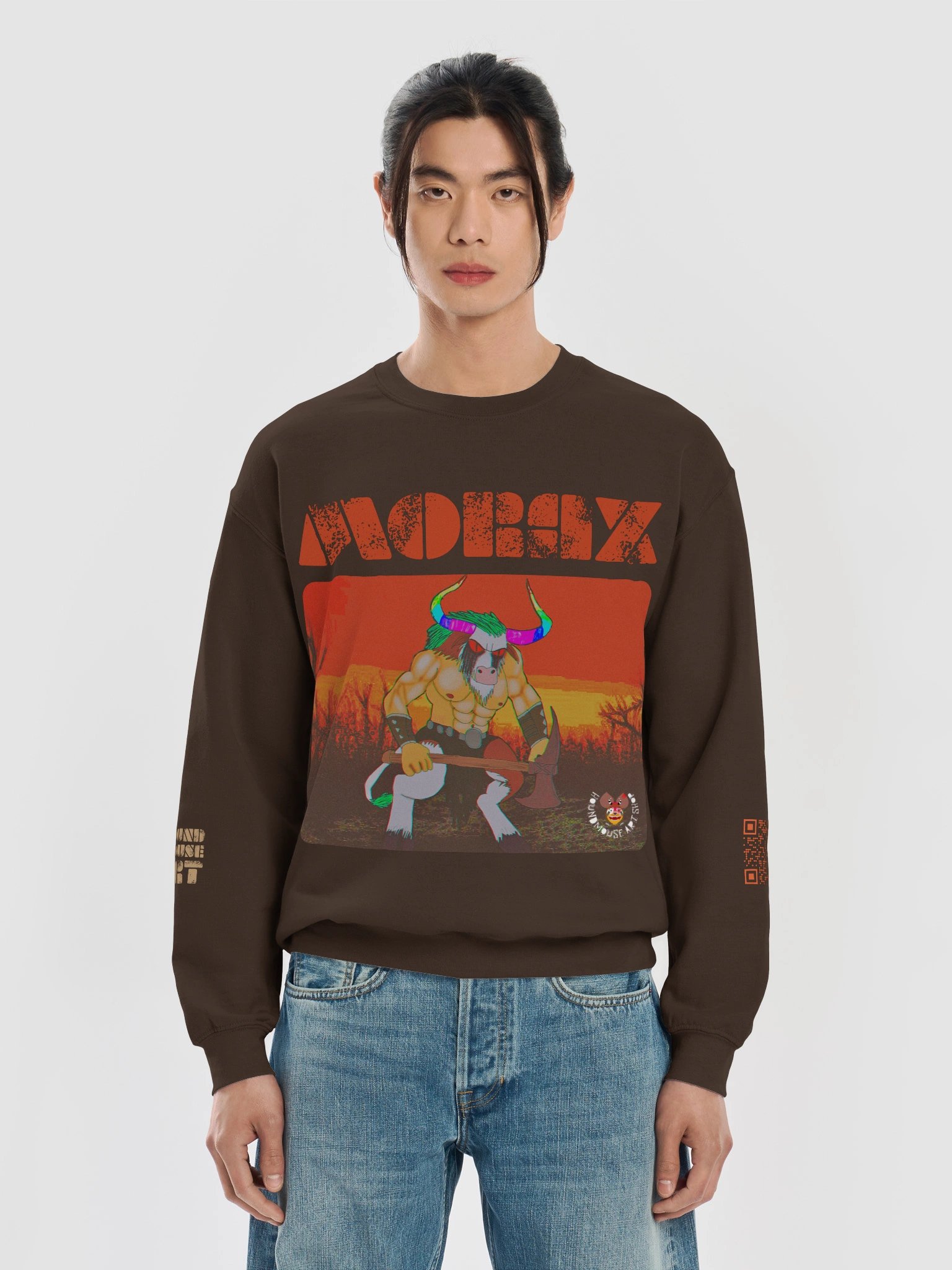 Morax Horned Warrior Sweatshirt product image (38)