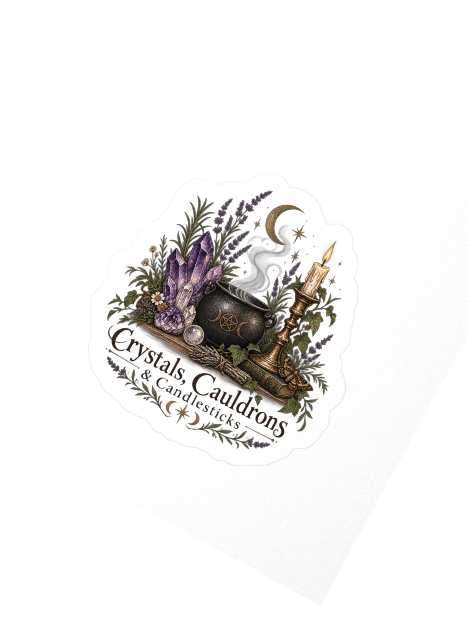 Crystals, Cauldrons & Candlesticks Sticker product image (5)