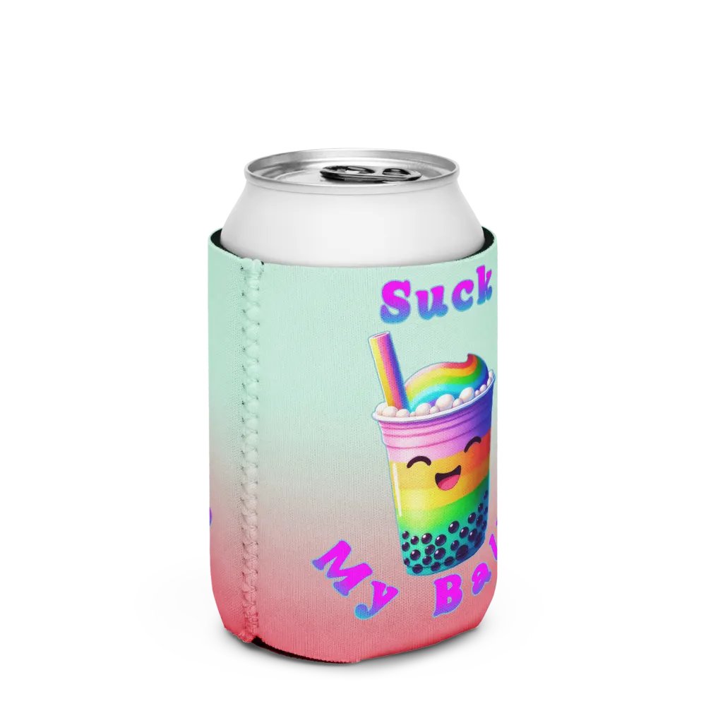 Rainbow Bubble Tea Can Cooler product image (3)