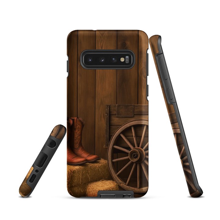 Rustic Cowboy Boots Samsung® Tough Case product image (1)