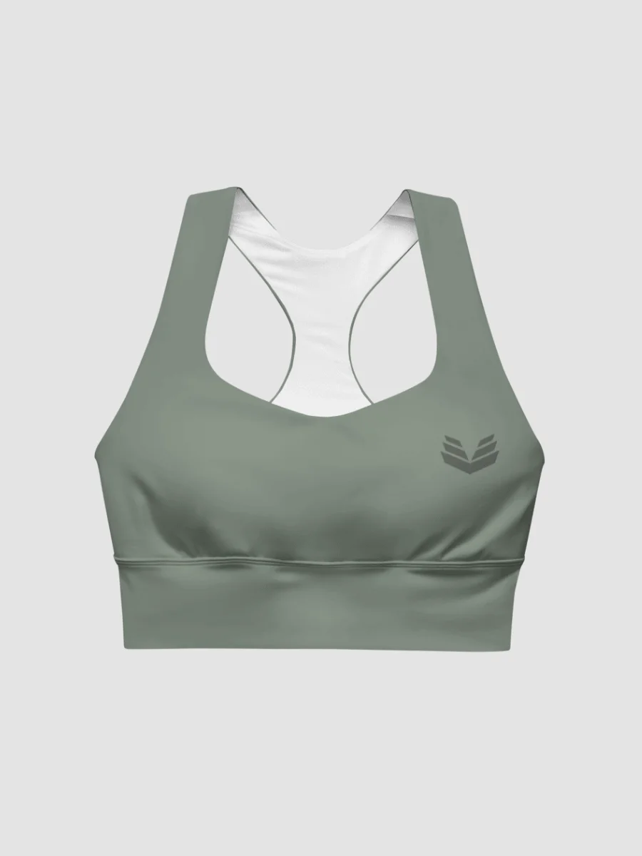 Longline Sports Bra - Sage Green product image (1)