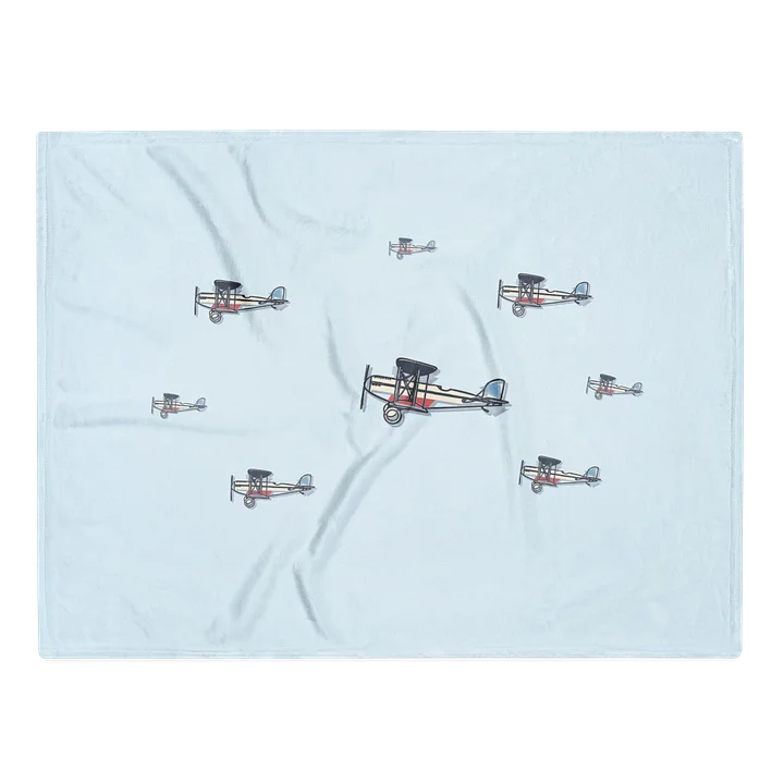 Orbit Fair Biplane Sparse Room Throw product image (2)