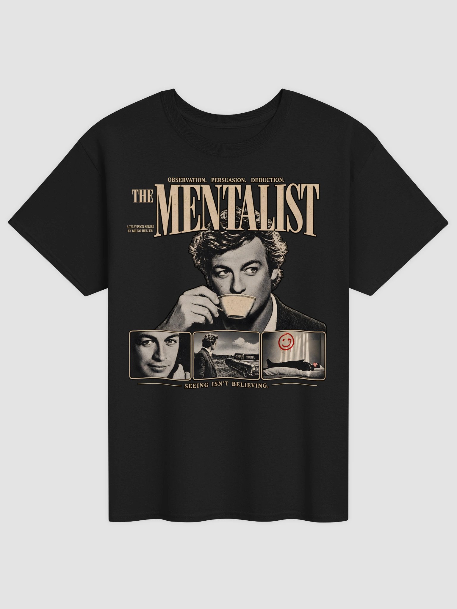 Patrick Jane The Mentalist Vintage Retro TV Show Shirt product image (1)