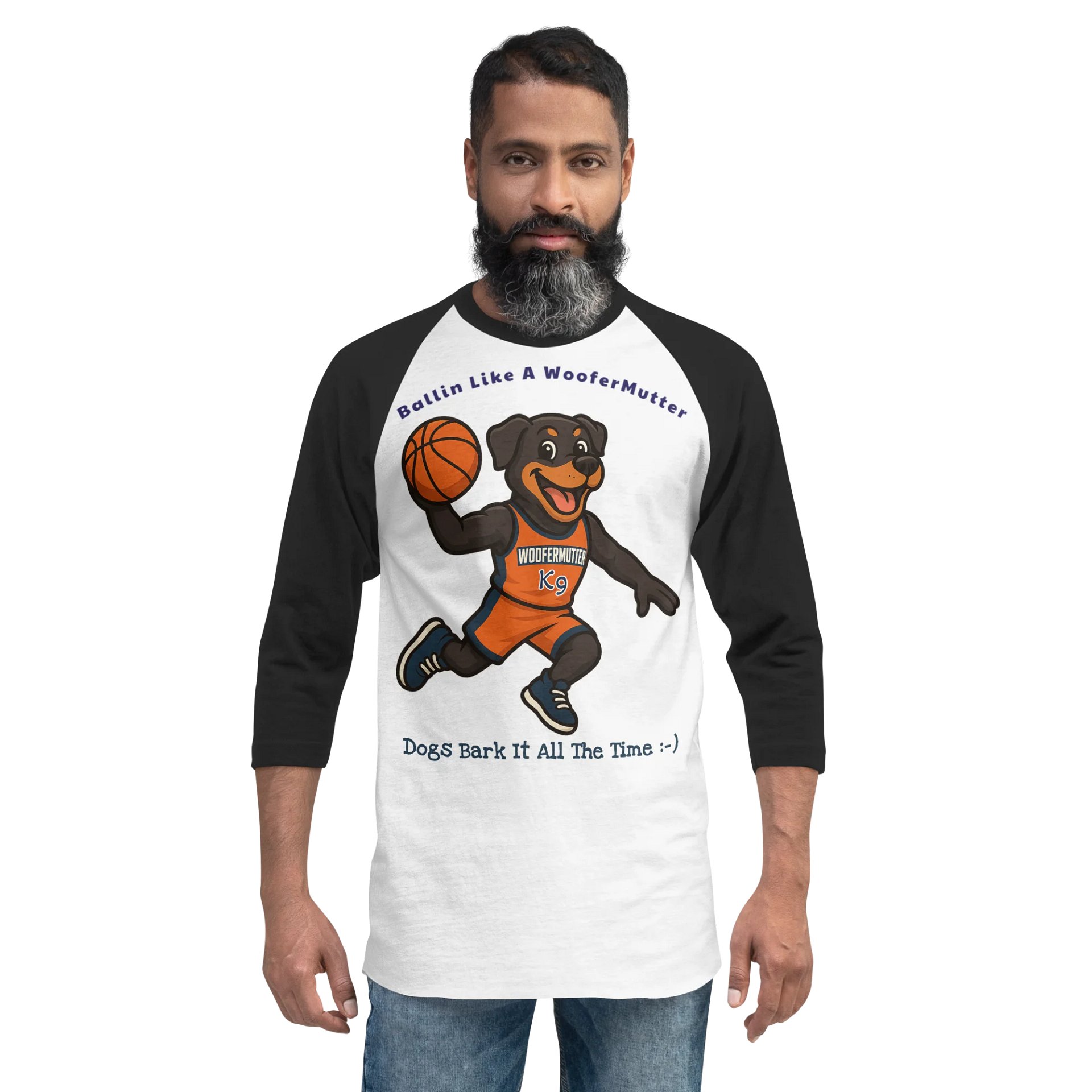 Rottweiler Unisex 3/4 Sleeve Raglan Shirt product image (11)