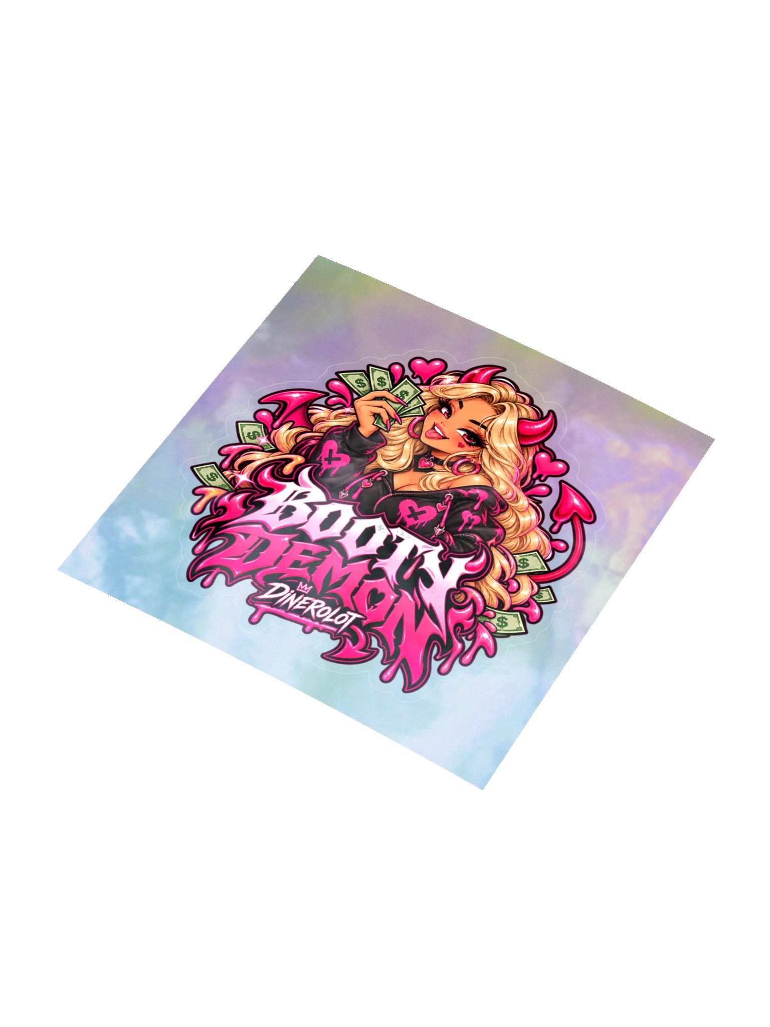 DINEROLOT Holographic Sticker Sheet - Blonde product image (3)