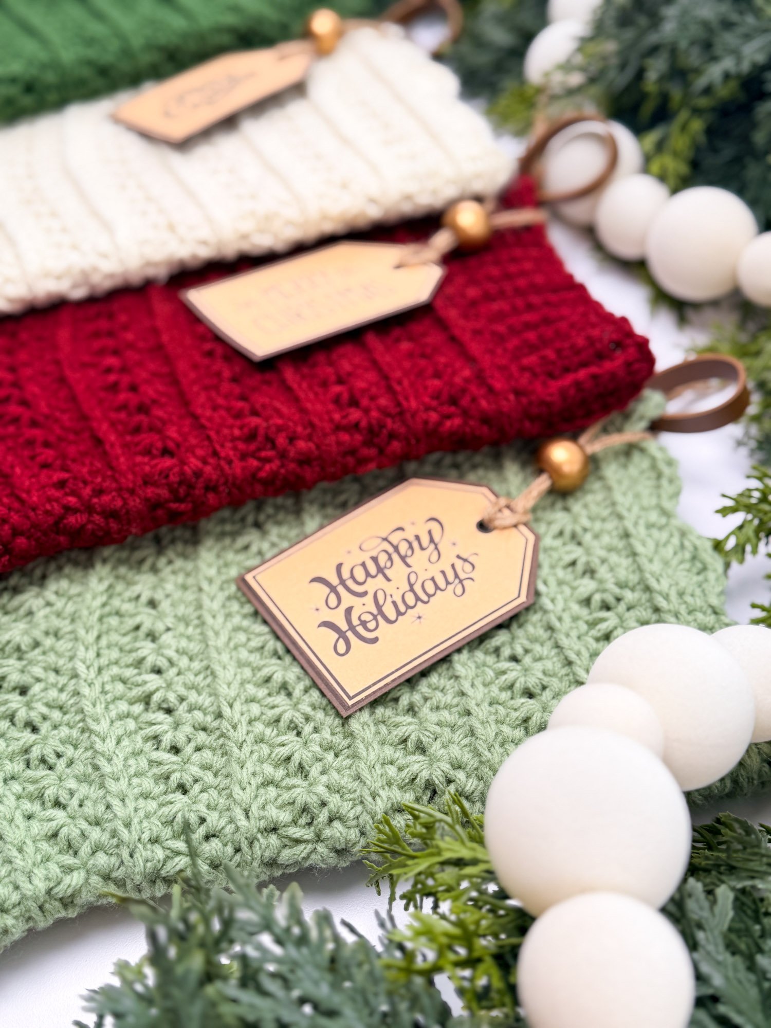 Petal Loop Stitch Crochet Stocking Pattern product image (4)