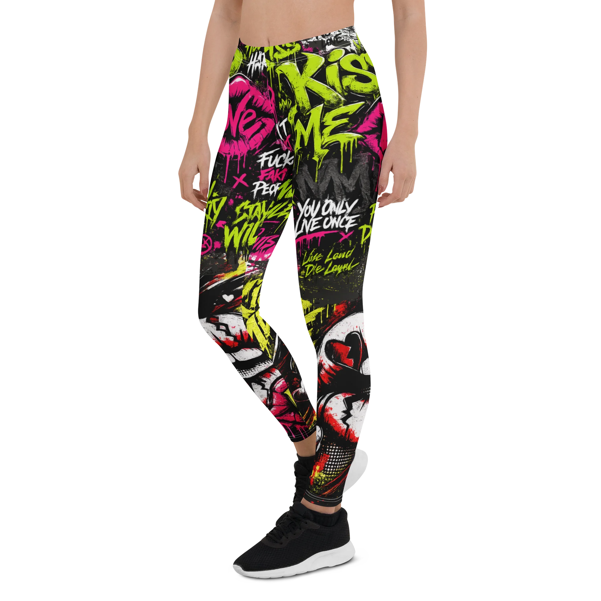 Graffiti Kiss Me Leggings product image (4)