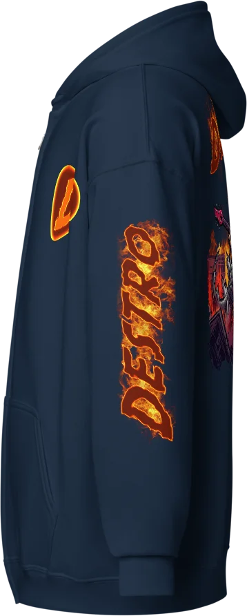 Zip Up Hoodie - Rock Zilla product image (3)
