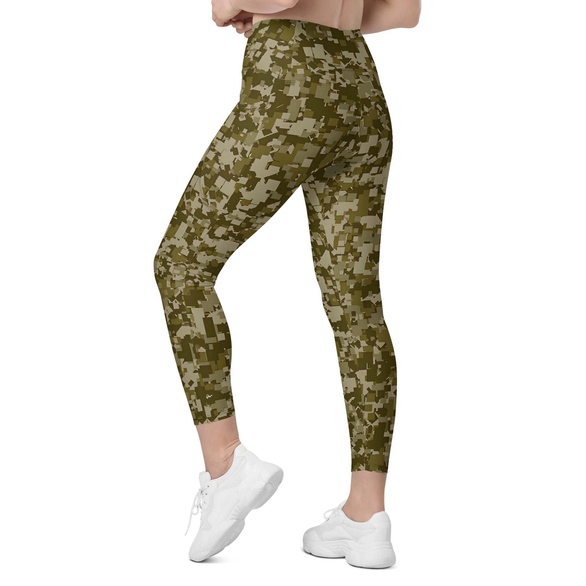 WhamBlam Camo All-Over Leggings with Pockets product image (7)