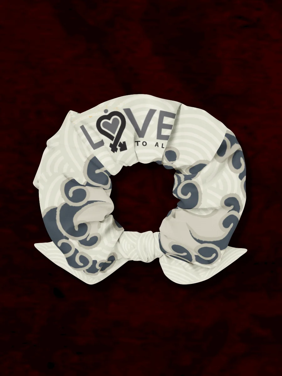 L2A Beige Wave Scrunchie product image (1)