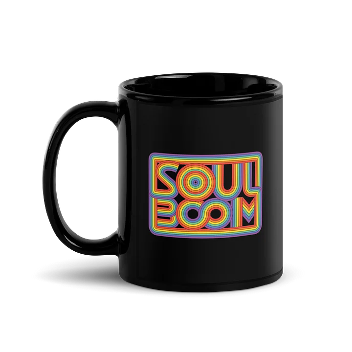 Rainbow Logo Mug - Black product image (1)