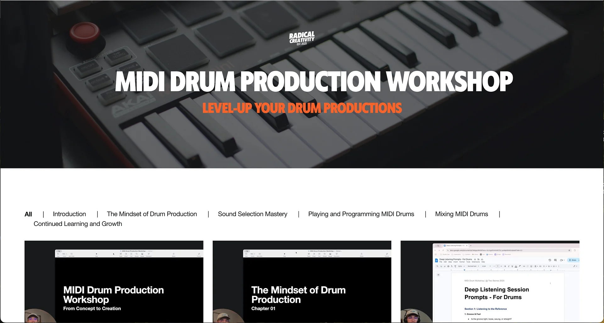 MIDI Drum Production Course product image (2)