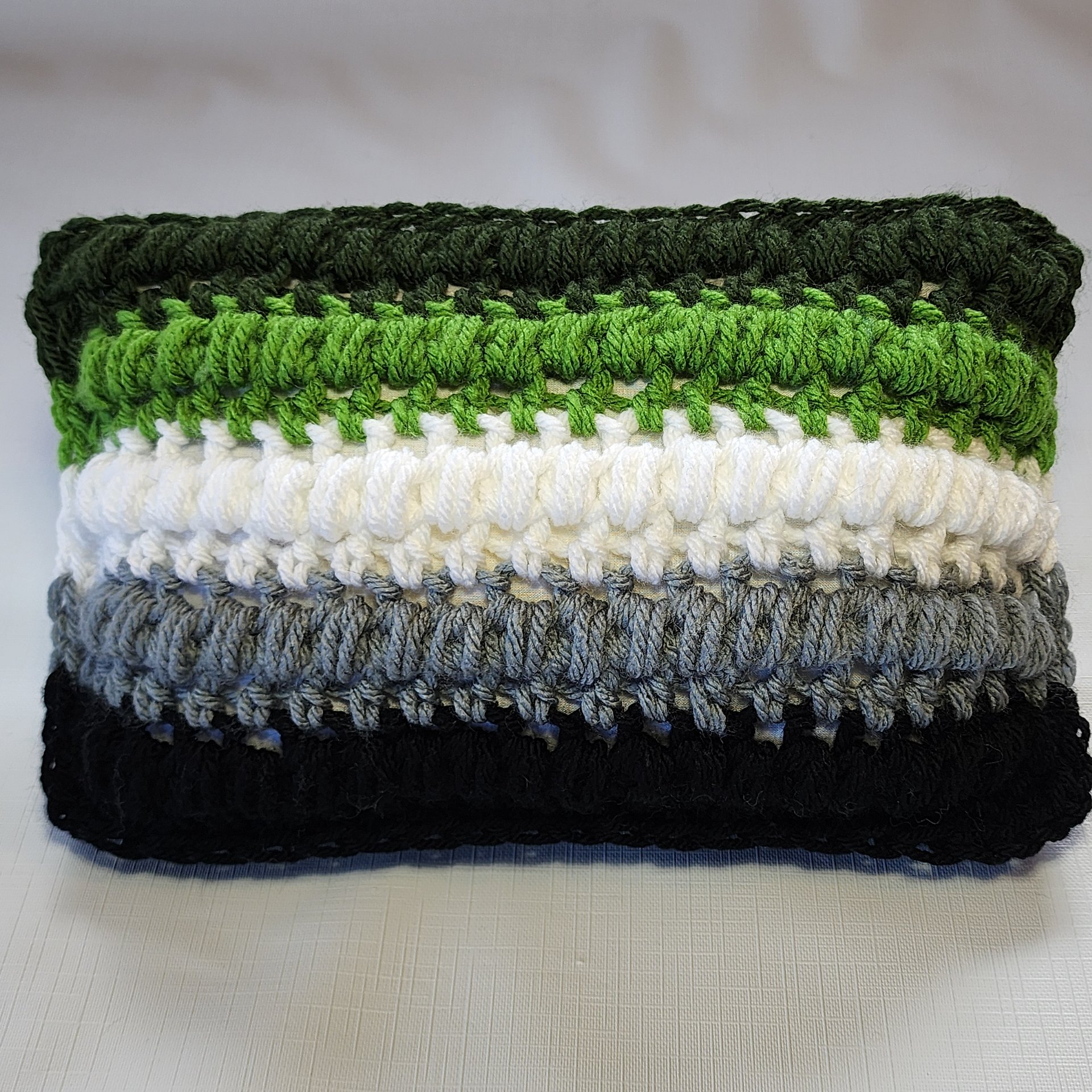 Crochet Pride Flag Pillow: Rainbow LGBTQia Decor, Handmade product image (10)