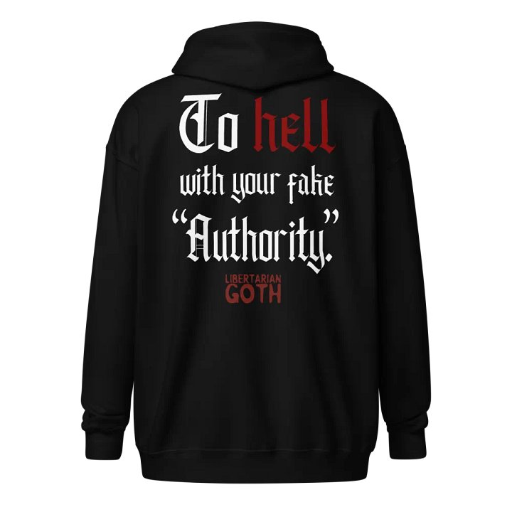 Fake Authority Raven Zip Hoodie product image (1)