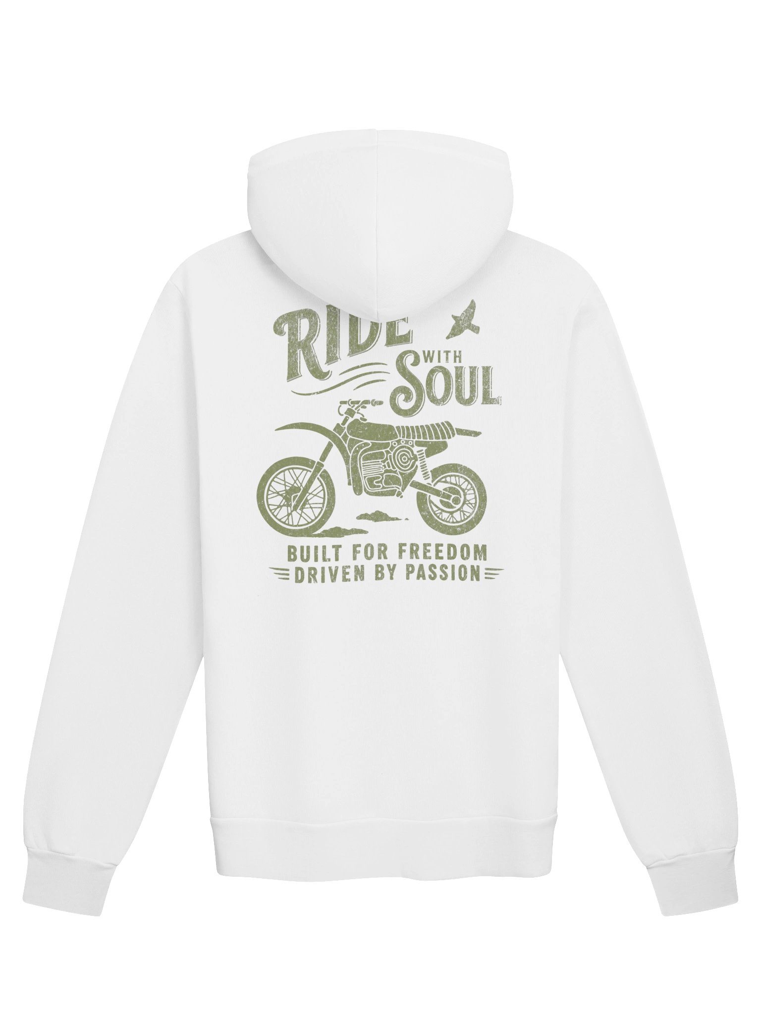 Ride With Soul - Vintage Motorcycle Freedom Hoodie product image (9)