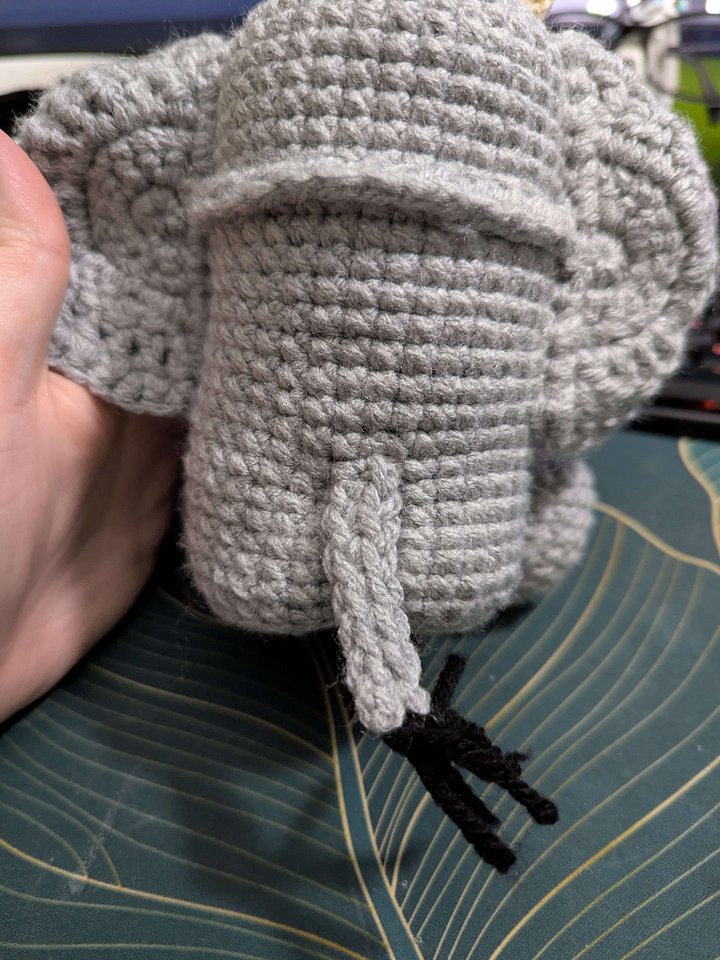 Handmade Crochet Elephant PP Ween product image (2)