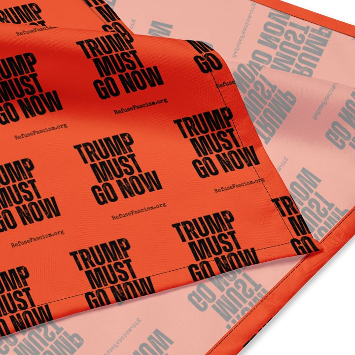 Trump Must Go Now! Bandana product image (4)