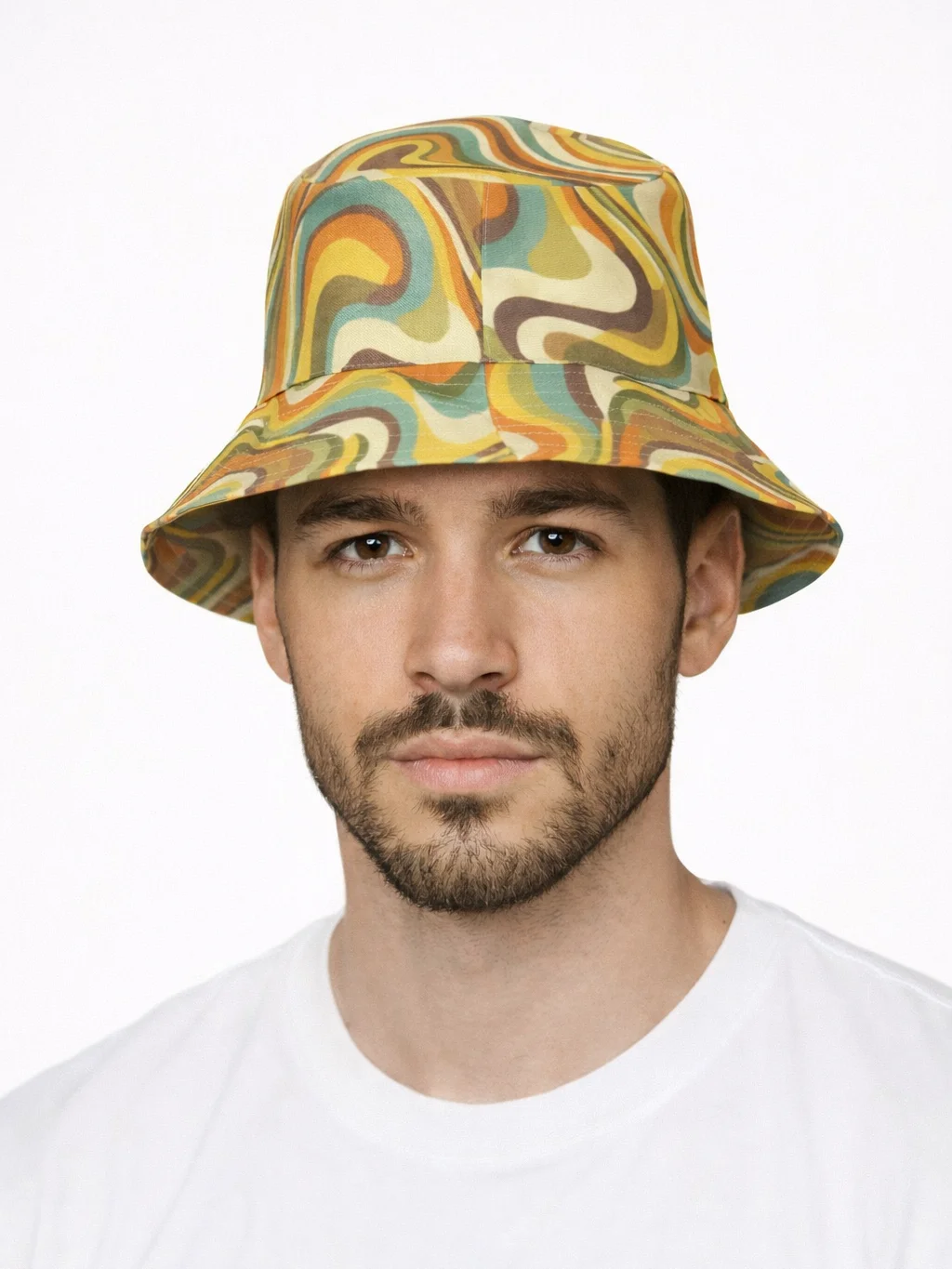 Psychedelic Waves Reversible Bucket Hat product image (1)