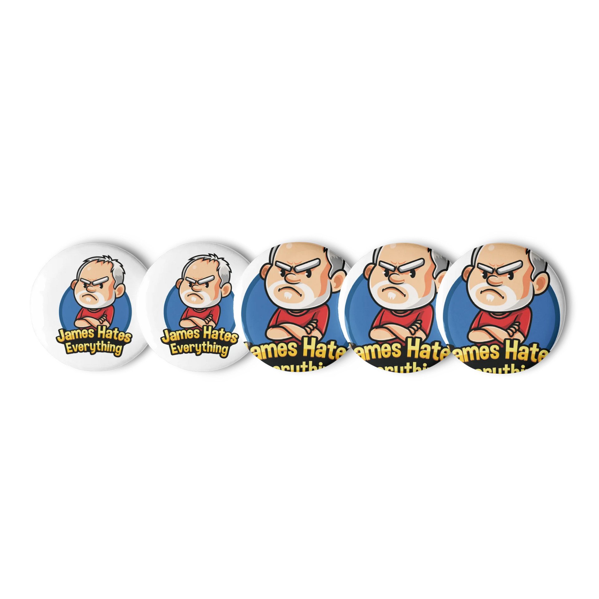 James Hates Everything Pin Set product image (1)