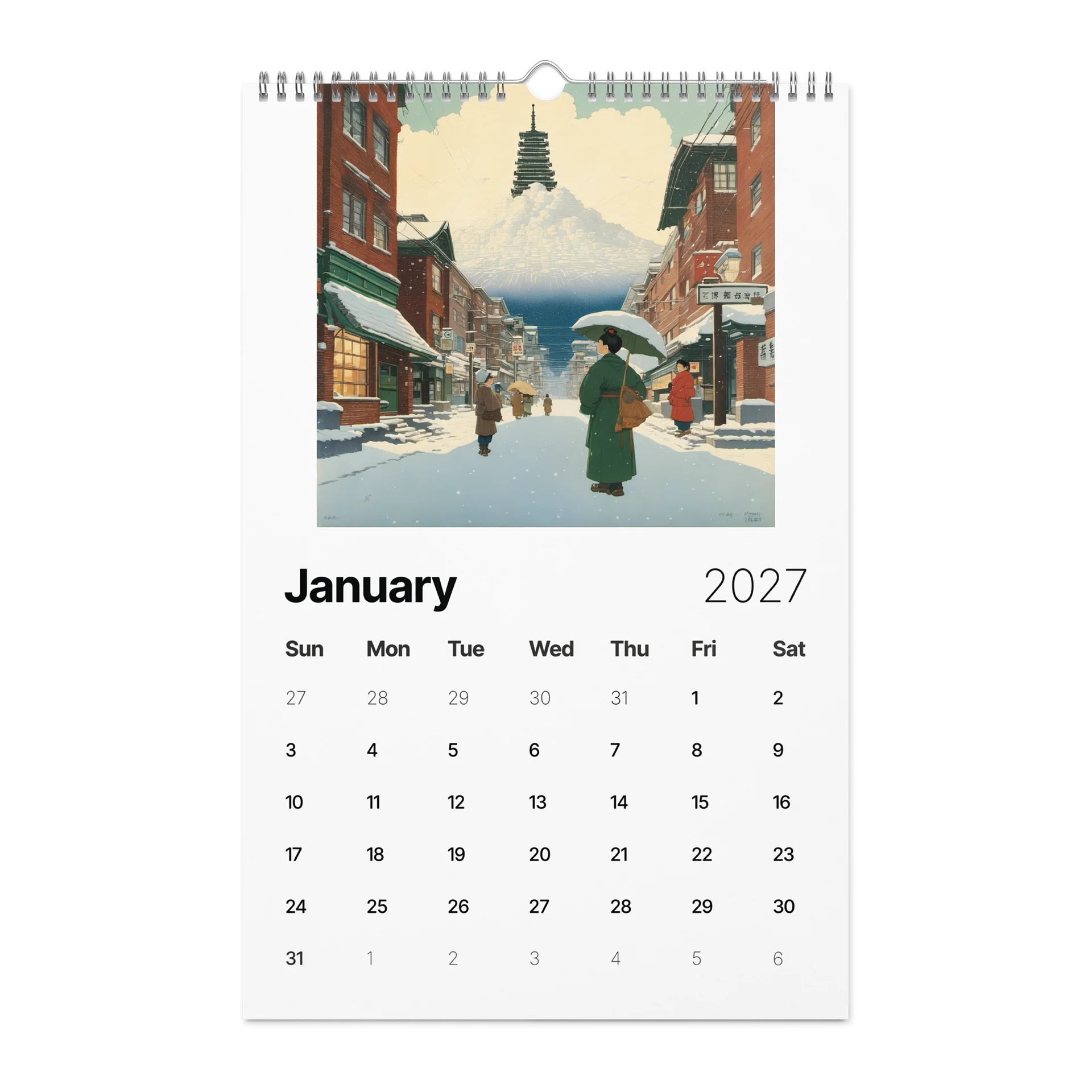 BIG Months - Calendar for 2027 product image (6)