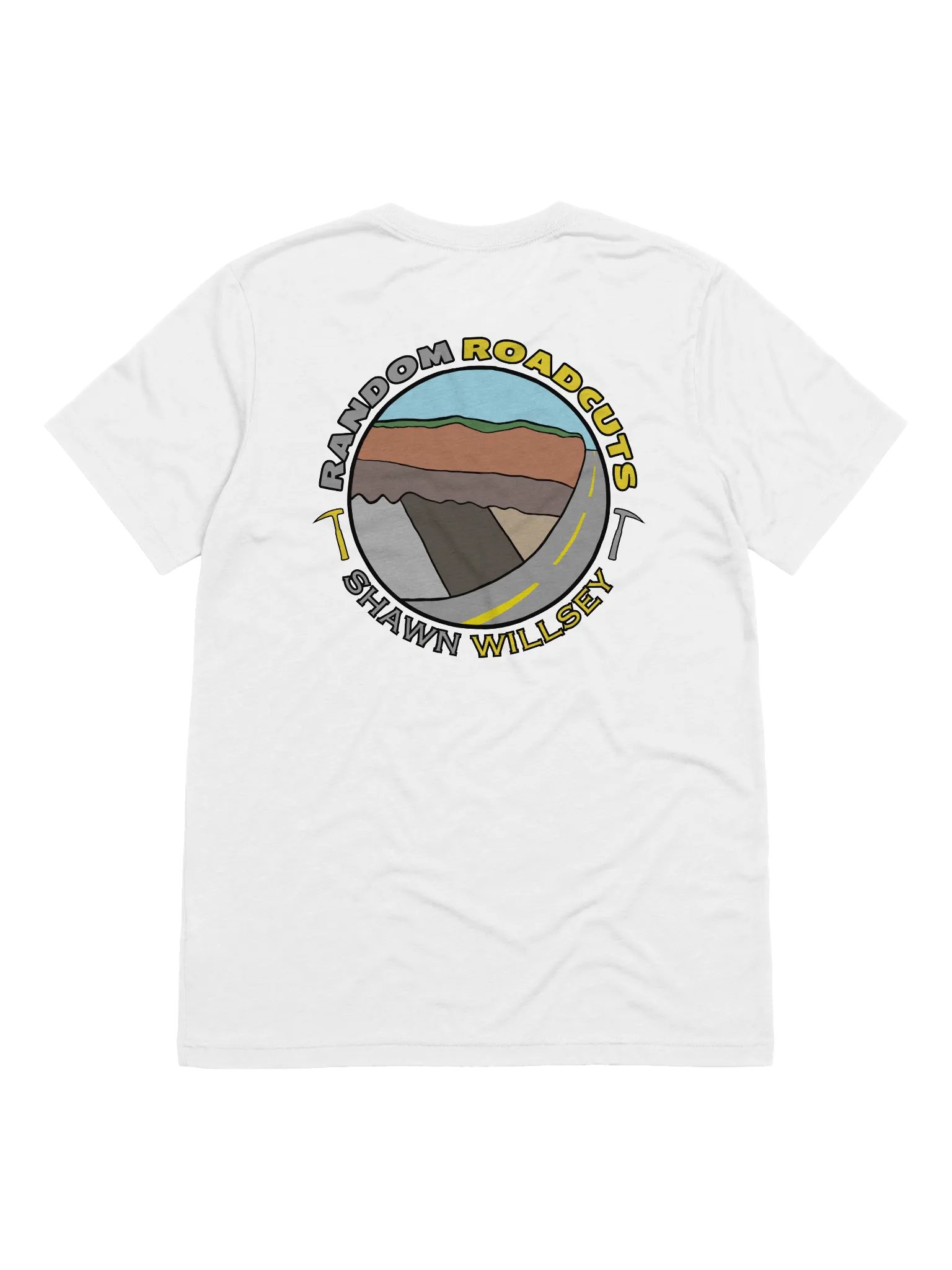 Random Roadcuts Tee w/logo on back product image (2)